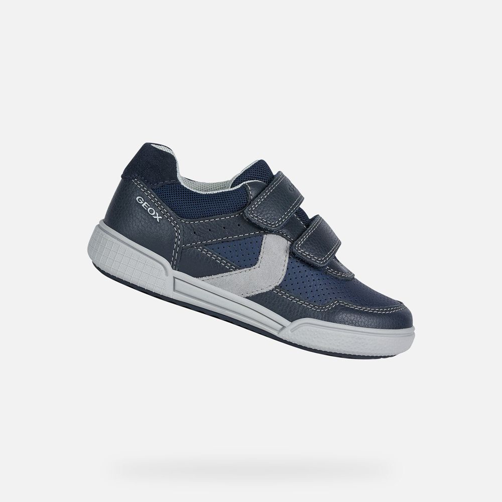 Geox Sneakers Navy Poseido - Geox Boys Shoes - KPQVRW049